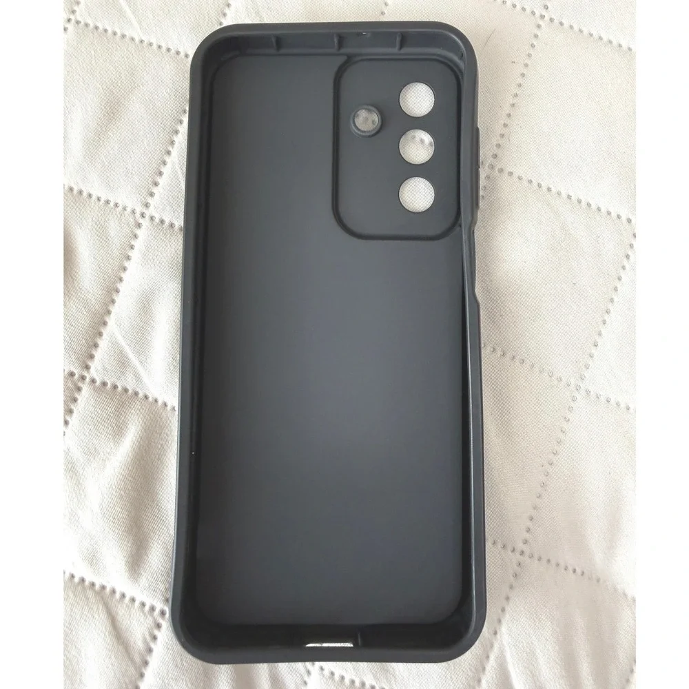 Samsung Galaxy A17 Case Religious Cross Scripture Floral Soft Bumper Cover Black